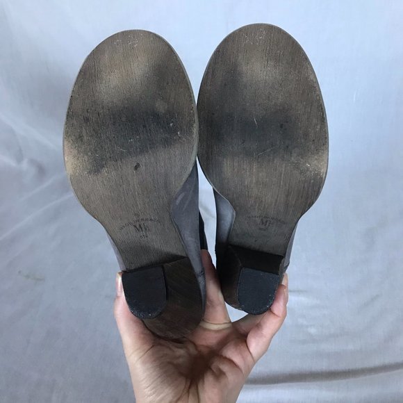 MIA Limited Edition Gray Slouchy Heeled Ankle Relaxed Festival Boot - Picture 7 of 9